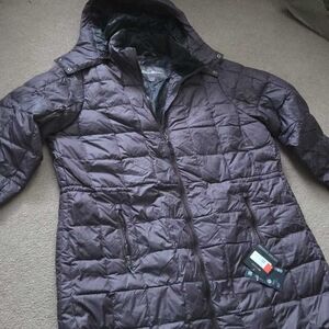 Women's Quilted Jacket in Dark Brown